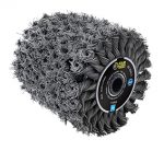 Fartools Drátěný kartáč, kroucený průměr 120 mm, otvor 20 mm, tloušťka 100 mm,  110884