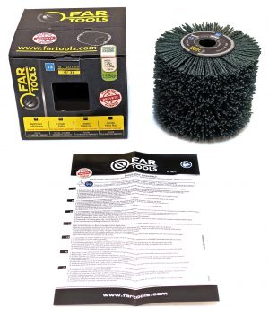 Fartools Nylonový kartáč A36 Průměr 120 MM, Otvor 20 MM, Tloušťka 100 MM,  110915 - Image 3