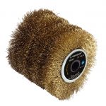 Peugeot ocelový kartáč s mosazným povrchem  0,3MM průměr 120MM šířka 100MM 800301